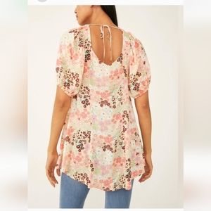 Free People Callie Printed Tunic Size Small